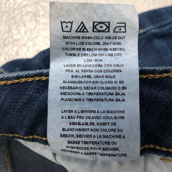 Vintage Lee Women's Bootcut Leg Mid-Rise Blue Jeans Denim Size 10 Short 5-Pocket - Picture 7 of 7